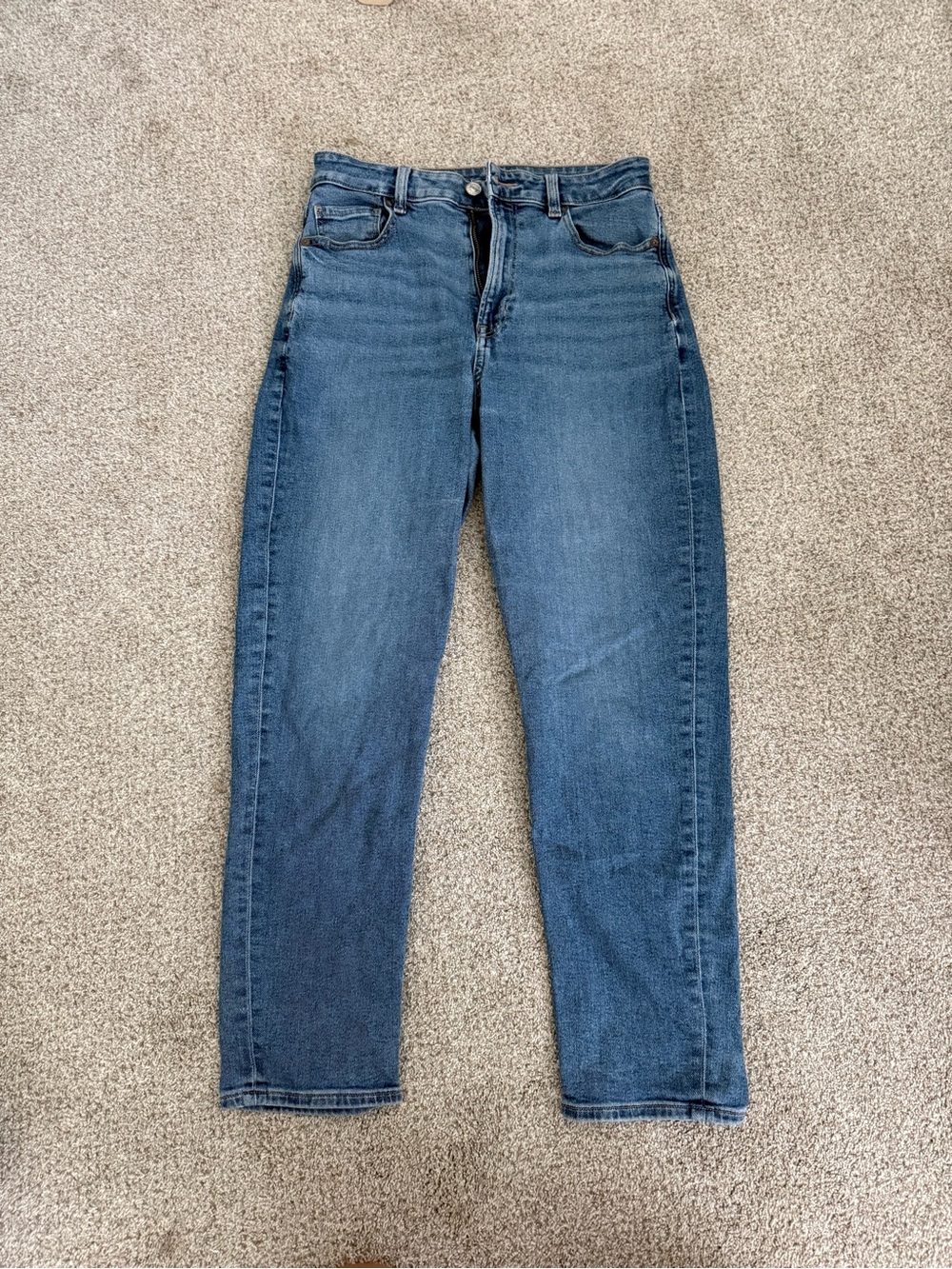 American Eagle Outfitters Men's Straight Leg Blue Jeans